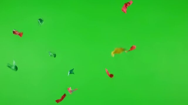 Seamless nature pattern illustration of abstract butterflies and floral leaf design on a green vector background for a spring art card