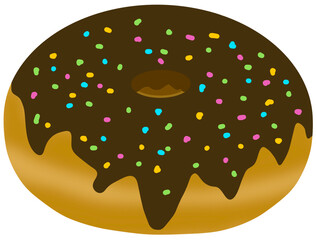 donut with sprinkles