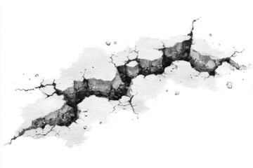 Obraz premium Creative business concept with abstract linear disruption for corporate presentations, marketing strategy, and digital content creation in modern minimalist design