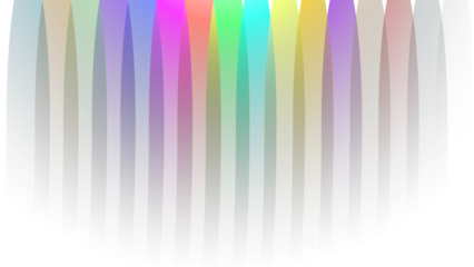 Light effect with colorful lines