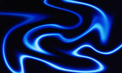 Blue abstract background with glowing lines, featuring a dynamic spiral wave pattern, perfect for digital design and vibrant motion illustration