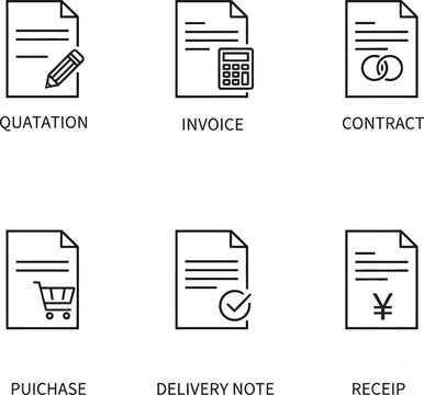 Illustration of a checklist and an agreement document, symbolizing contracts and approvals.
