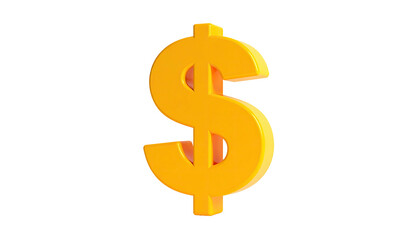 Golden dollar sign icon against a stark black background