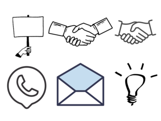 Collection of Icon sets for business and leadership, teamwork, and reports