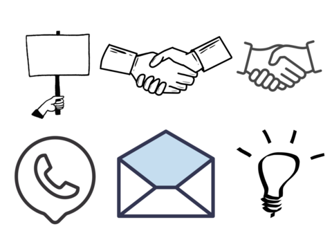 Collection of Icon sets for business and leadership, teamwork, and reports