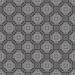 seamless geometric pattern black and white background, vector, illustration