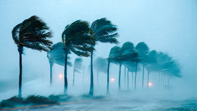 Temp&ecirc;te et cyclone sur la c&ocirc;te