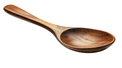 Wooden Spoon isolated on a transparent background