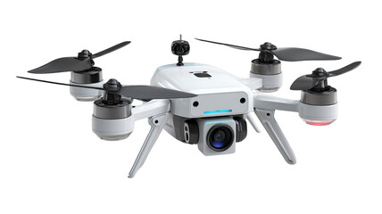  Compact mini drone captured in a professional studio setup with detailed features and sleek design isolated on white background