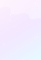 ファンシーグラデーションピンクソーダな空のポストカード⭐︎