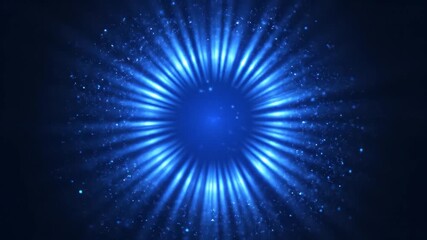 Dynamic blue light streaks across dark background, perfect for modern technology themes - Powered by Adobe