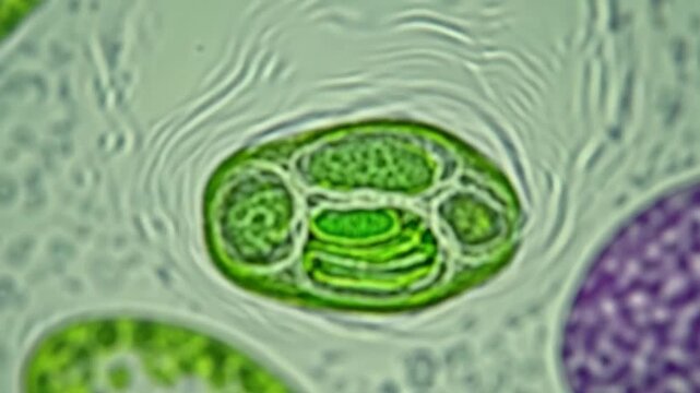 Microscopic plant cell exploration reveals nature's hidden wonders and complexity