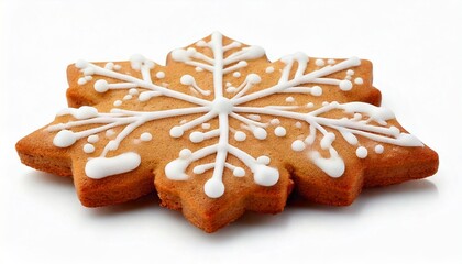 Red gift box with bow on isolated background. Christmas and New Year