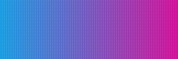 Abstract background with a purple gradient. The background has a dotted texture with flowing wave patterns. Blue and purple tones. Neon glow halftone pattern background. Blue background vector.