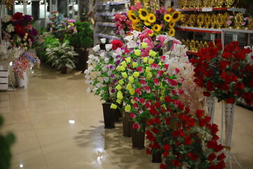 Artificial Flower Shop Aisle