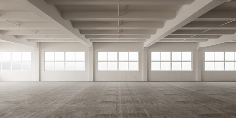 Discover the potential of this bright, spacious industrial warehouse interior today