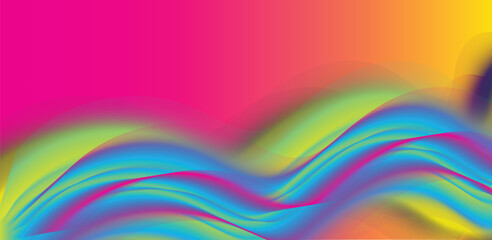 3D rainbow color blend background illustration design