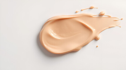 Liquid foundation splash element, fluid cosmetic cream