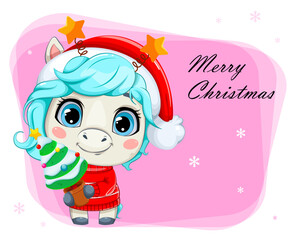 unny pony character - symbol of the New Year 2026