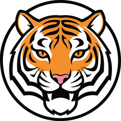 Fierce Tiger Head
Bold Wildlife Vector Illustration