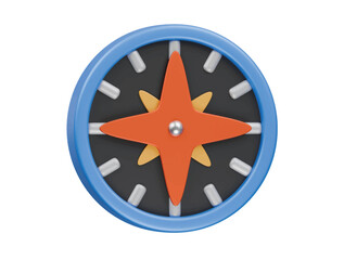 map and location icon 3d illustration render