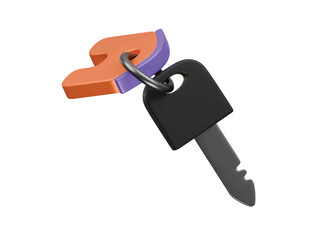 home key icon 3d illustration render