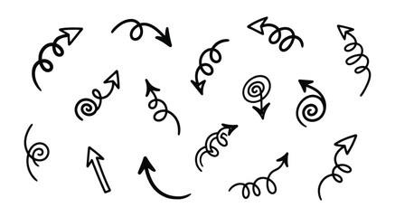 Black vector illustration set of music notes and symbols