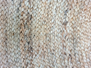 Braided straw texture showcasing the intricate weaving style and natural colors used in traditional crafts