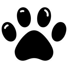 Black and White Illustration of a Veterinary Medicine Symbol