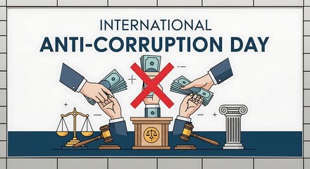 International anti corruption day awareness campaign graft bribery justice ethics integrity law