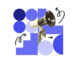 Blue Announcement Graphic Group