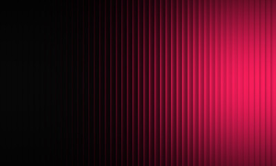 This is a dramatic, abstract background featuring a pattern of closely spaced, vertical lines or ridges. The color shifts from a deep, vibrant magenta or bright pink on the right.