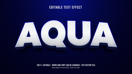 aqua editable text effect