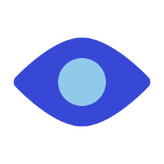 user interface blue tone icon set