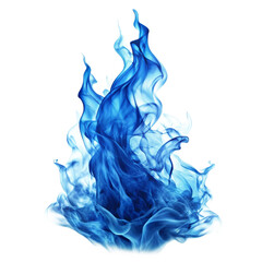 Abstract blue fire flame