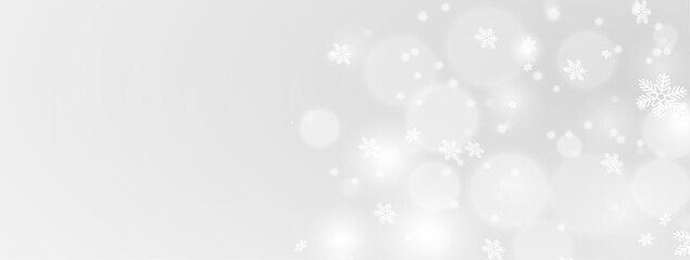 Festive Christmas winter glow with magical snowfall decorative overlay