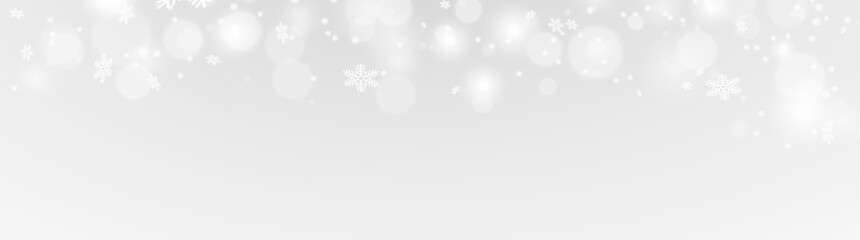 Transparent snowfall magic white winter sky
