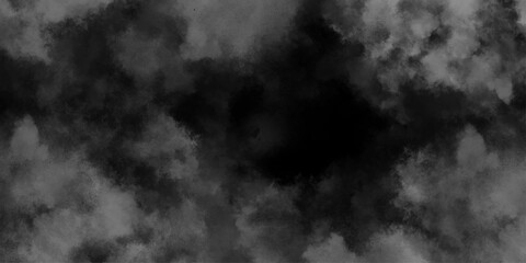 Abstract ash cloud and smoke texture in dark background. White Black fog effect transparent smoke isolated dark dramatic sky with black stormy clouds. creative and decorative fractal smoke art