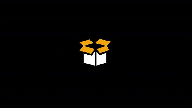 Shipping Package & Open Box Icon