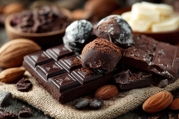 Celebrate World Chocolate Day with tasty chocolate chunks and rich coffee bean flavors