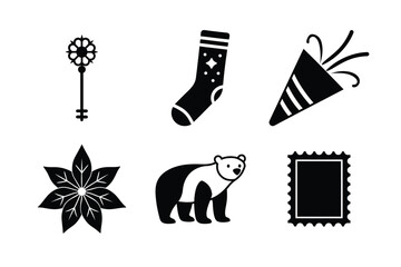 Christmas Icon Vector Bundle