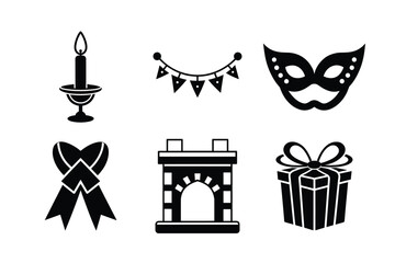 Christmas Icon Vector Bundle