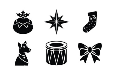 Christmas Icon Vector Bundle