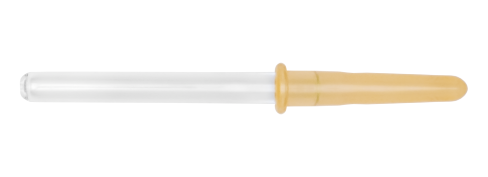 Medical pipette on isolated white background