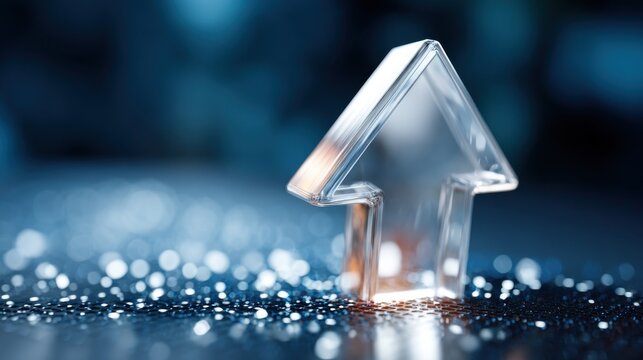 Bold upward growth arrow emerging from glowing digital grid, symbolizing business success and rising trends