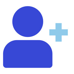 Fototapeta premium user interface blue tone icon set