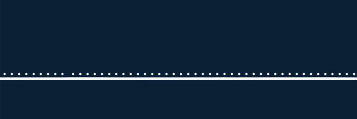 Obraz premium A simple graphic design featuring a white line with small circles on a dark blue background image design