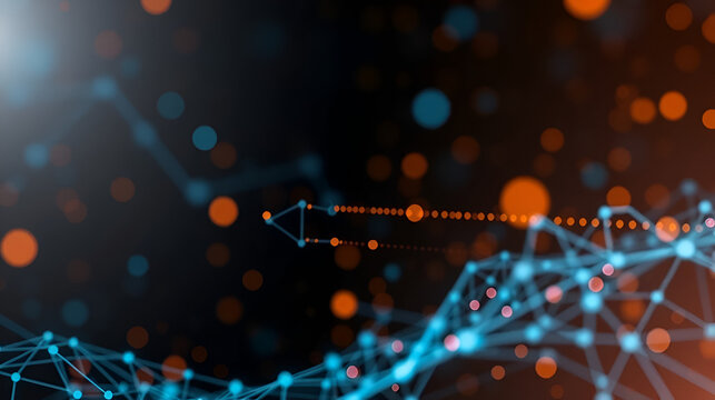 Natural language processing algorithm and neural network in deep learning abstract background of ai artificial intelligence technology