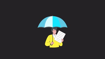 Deadline Protection 2D Motion Graphics Animation Alpha channel