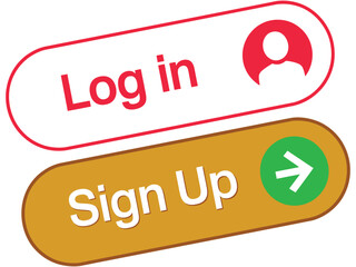 Log in and Sign Up buttons are displayed on a white background